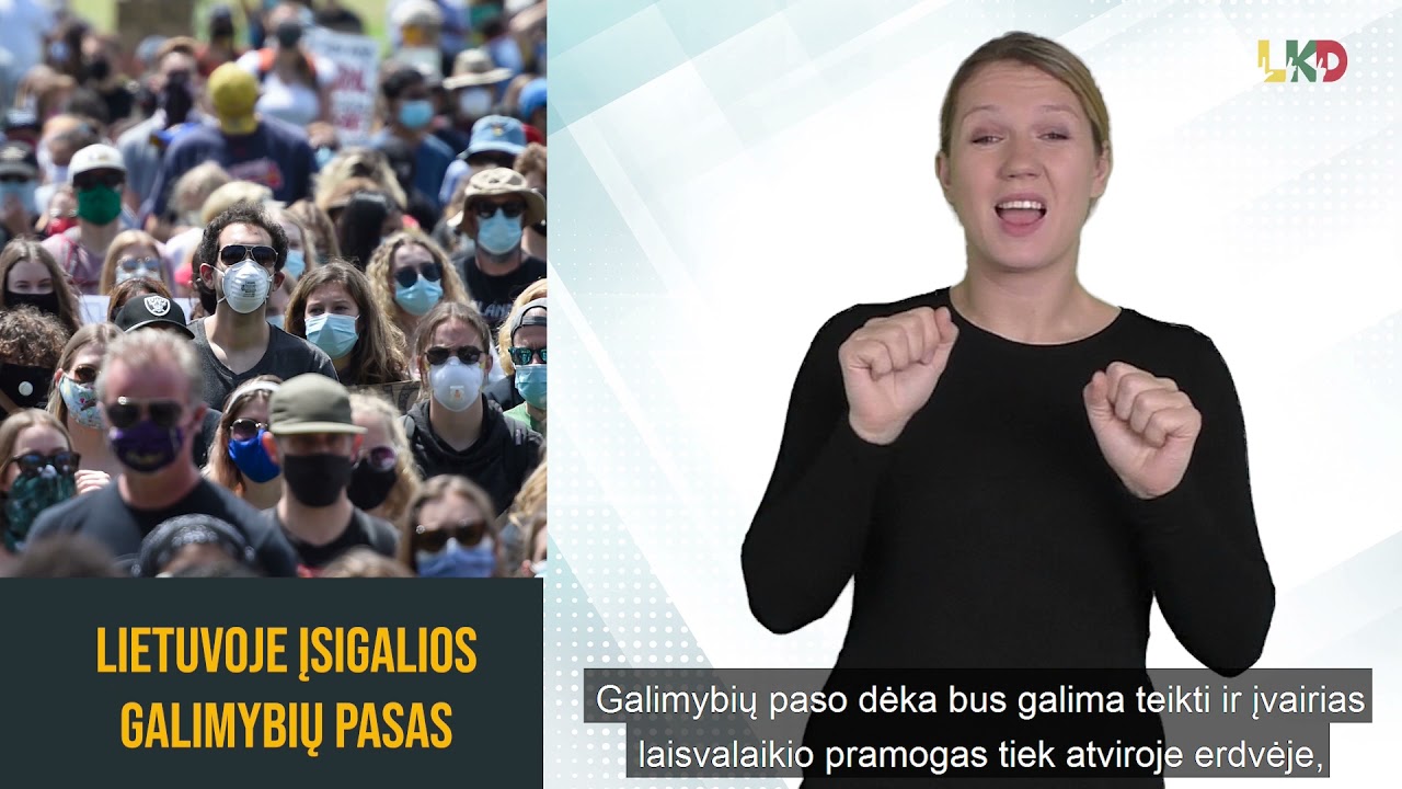 Lietuvoje įsigalios galimybių pasas