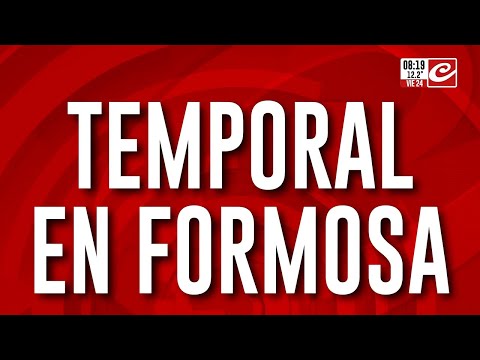 Temporal en Formosa provoca que cientos de familias queden aisladas