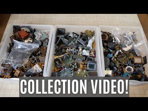 Dungeons and Dragons Miniatures and Terrain Collection