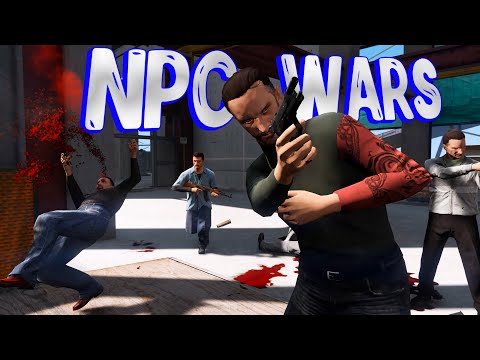SWAT AND POLICE VS ARMENIAN GANG // NPC WARS // GTA 5