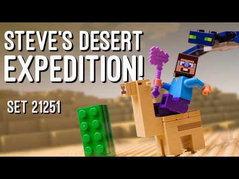EXPLOSIVE!! LEGO Minecraft Steve Desert Expedition
