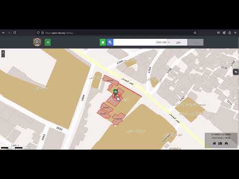 الخريطة التفاعلية لمدينة غزة