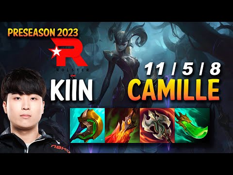 KT Kiin CAMILLE vs AATROX Top - KR Ranked