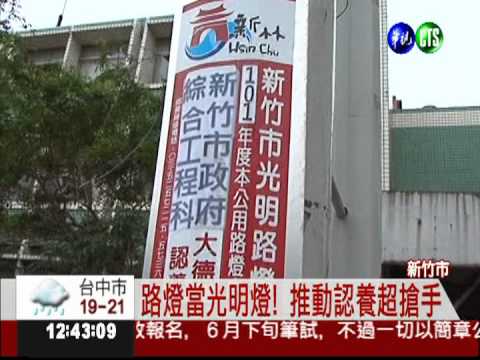 另類光明燈! 認養路燈點亮大眾