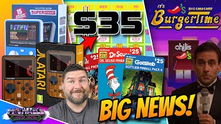 AtGames Pinball 4K Price Increases, New Evercade Super Pockets & Chili's New BurgeTime?