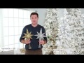 17 In Glitter And Sequin Star Tree Topper Product Review Video