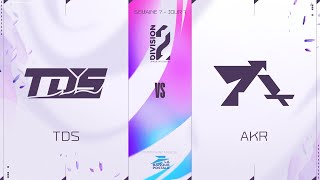 LFL Division2 Summer Split - W7D1 - TDS vs AKR