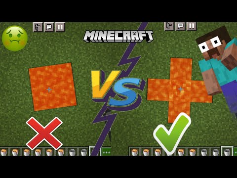 Unlimited Lava in Minecraft! Mind-Blowing Trick!