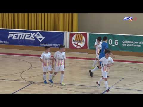 Resum Club Manresa Futbol Sala - Industrias Santa Coloma Divisió d'Honor Aleví