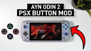 The PORTABLE Playstation? | AYN Odin 2 PSX Buttons Mod