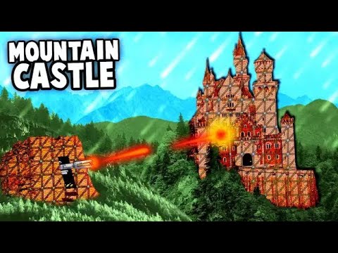 SIEGE of the Mountain Castle Fort!  Secret Technology! (Forts Gameplay)
