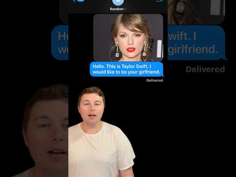 TAYLOR SWIFT!!!👸🏼 *Texting Random Numbers!* #taylorswift #shorts