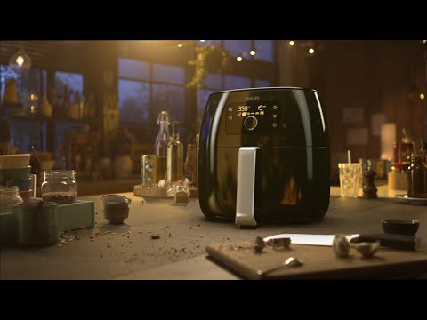 Philips Air Fryer HD9650/90 Black/Silver