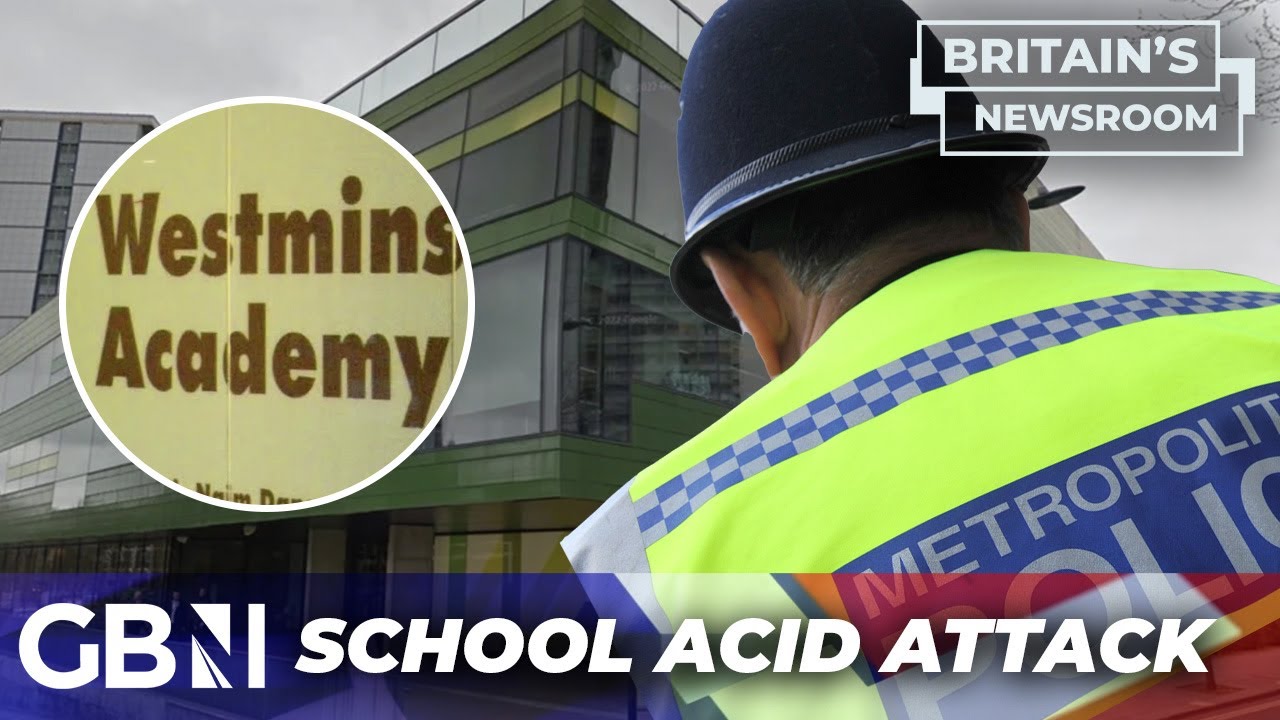 London acid attack injures SCHOOL children as attacker remains on the loose