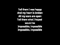 Ricardo Bielecki Impossible Lyrics 