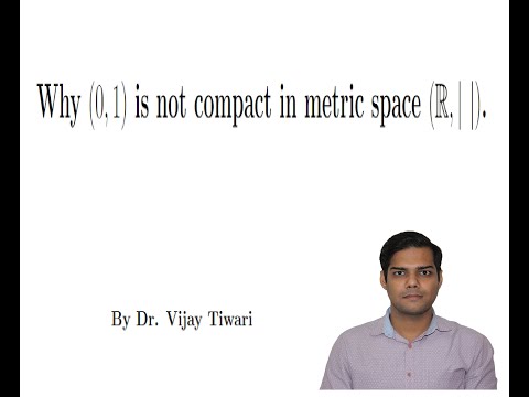 (0,1) is not compact