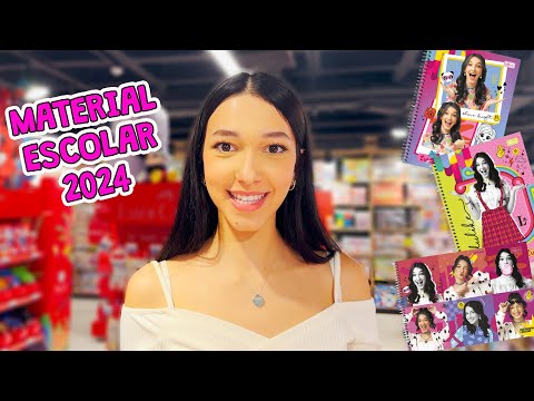 COMPRANDO MEU MATERIAL ESCOLAR 2024 | Luluca