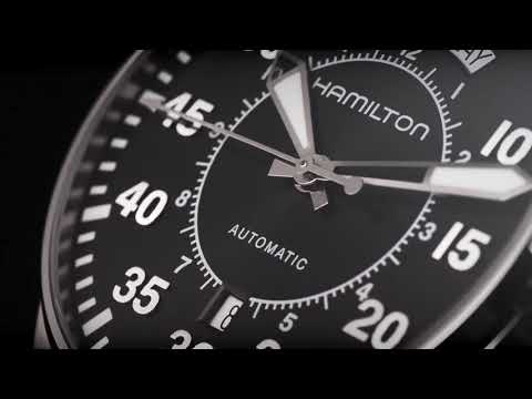 Hamilton Khaki Aviation Pilot Day Date Auto on Bracelet