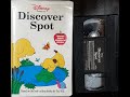 Disney Presents Discover Spot 2000 VHS