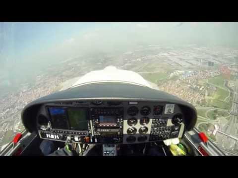Landing Rwy18 Milano Bresso (LIMB) DA20 2.7K