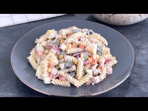 Delicious Pasta Salad Recipe! How to Make Pasta Salad!