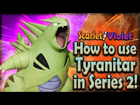 How to use TYRANITAR in VGC Series 2! TYRANITAR Moveset Guide! Pokemon Scarlet & Violet VGC 2023