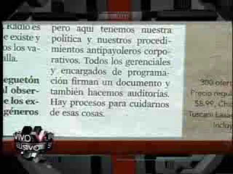 SuperXclusivo 10/15/09 - Seguimiento al caso de "Payola" en PR 2/2