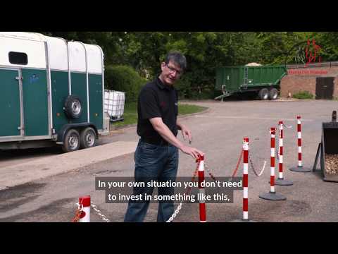 How to set up an isolation area for horses