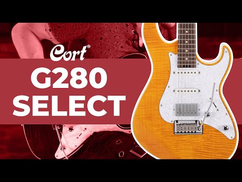 Cort G280 Select Amber Flamed Maple Top Alder Locking Tuner Voiced Tone image 11