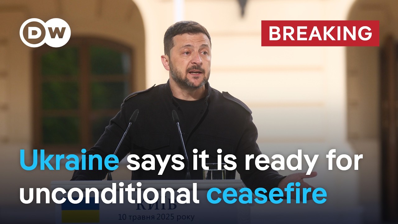 BREAKING: Ukraine says it is ready for 30-day ceasefire starting on Monday 12th | DW Analysis