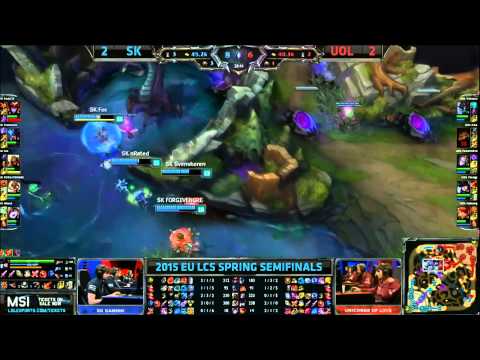 PowerOfEvil Steal the Baron against 2 Smites from SK Gaming