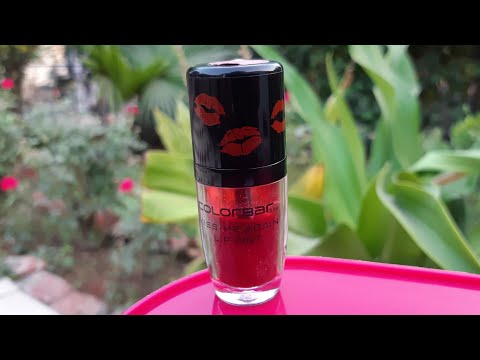 Colorbar kiss me again lip tint review. shade no 001 all yours. Video