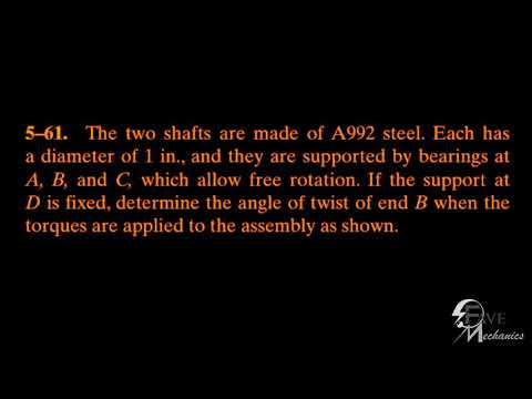 Problem 5-61/5-62/5-63/ Engineering Mechanics Materials