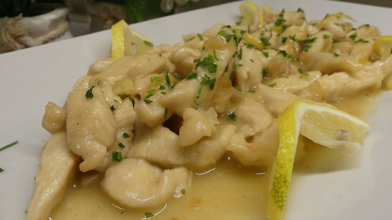 STRACCETTI DI POLLO AL LIMONE in Padella #117