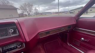 1972 Ford LTD Convertible Interior