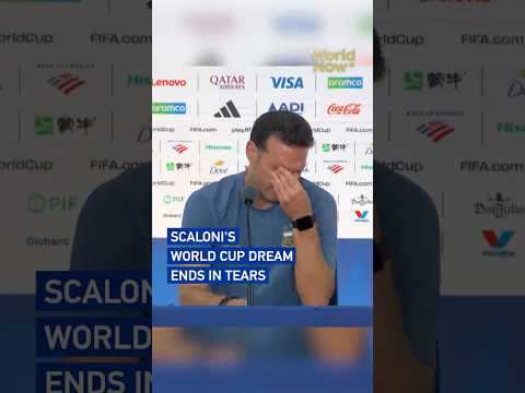 Scaloni's World Cup dream ends in tears #worldnow