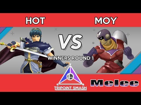 Tripoint Smash 38 - Winners Round 1 - Hot (Marth) Vs. Moy (Captain Falcon)