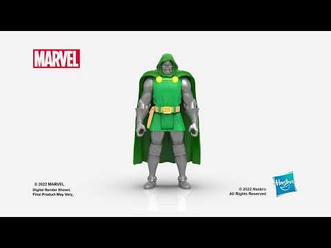 Marvel Legends Series Retro 375 Collection Doctor Doom Action Figures (3.75”) thumbnail