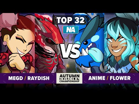 MegD & Raydish vs Flower & animefan1266 - Top 32 - Autumn Doubles Championship - NA 2v2