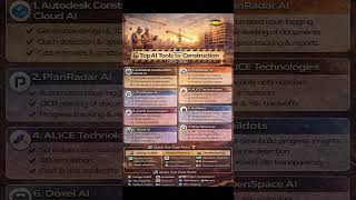 Top AI Tools Transforming Construction 🚧 | Future of Construction 2025–2026