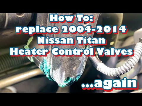 How to replace Nissan Titan Heater Control Valves using Gates part# EHV114