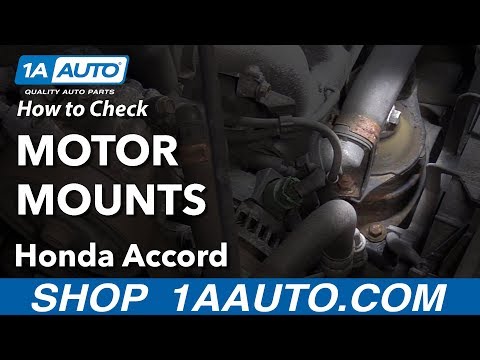How to Check Motor Mounts 03-07 Honda Accord
