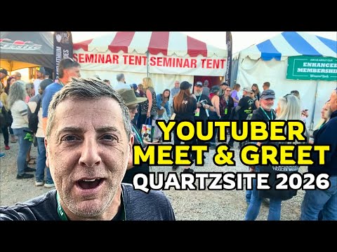 2026 QUARTZSITE RV SHOW YouTuber Meet & Greet (Arizona)