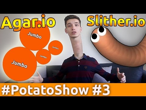 AGARIO OR SLITHERIO ?! Which is the BEST? ( Potato Show #3 )