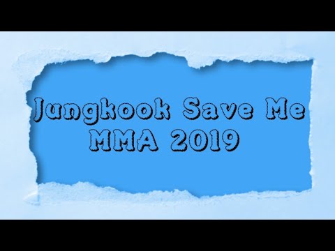 Jungkook solo dance performance MMA 2019