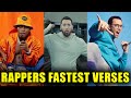 Rappers' Fastest Verses