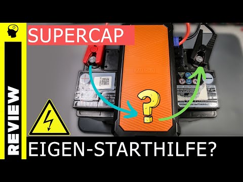 Starthilfe mit Supercap? Autobatterie mit sich selbst starten? Autowit