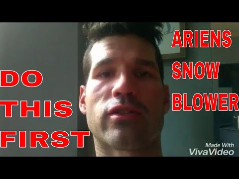 Ariens 522 Snowblower repair smoking muffler