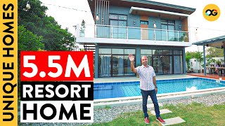 Inside This 5.5 M Resort Home That