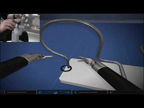 Da Vinci Skills Simulator. Robotic Sim Tips and Tricks: Ring Rollercoaster 3